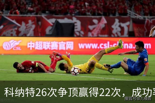 科纳特26次争顶赢得22次，成功率84.62%最高